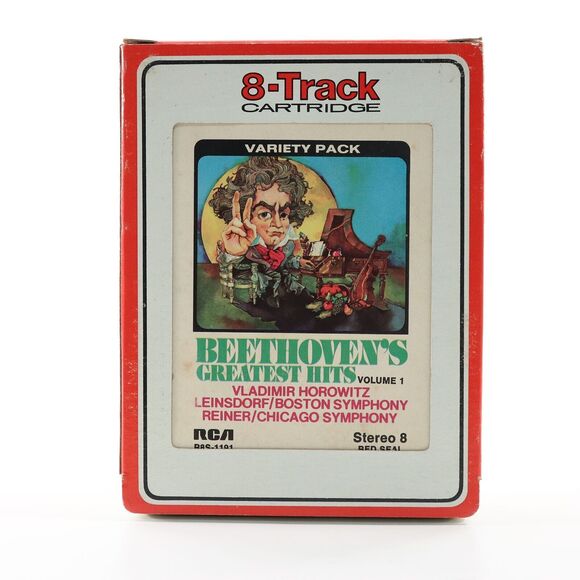 Beethoven's Greatest Hits Vol. 1 Vladimir Horowitz (8-Track Tape RESTORED, 1971) - Picture 1 of 12